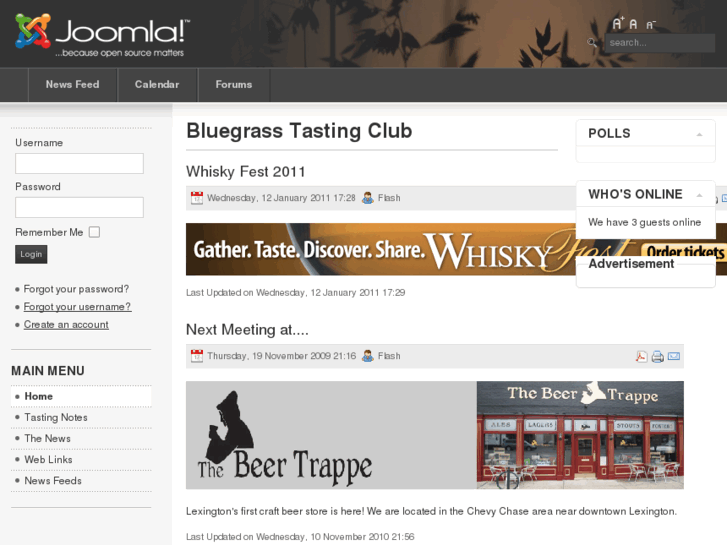 www.bluegrasstastingclub.com
