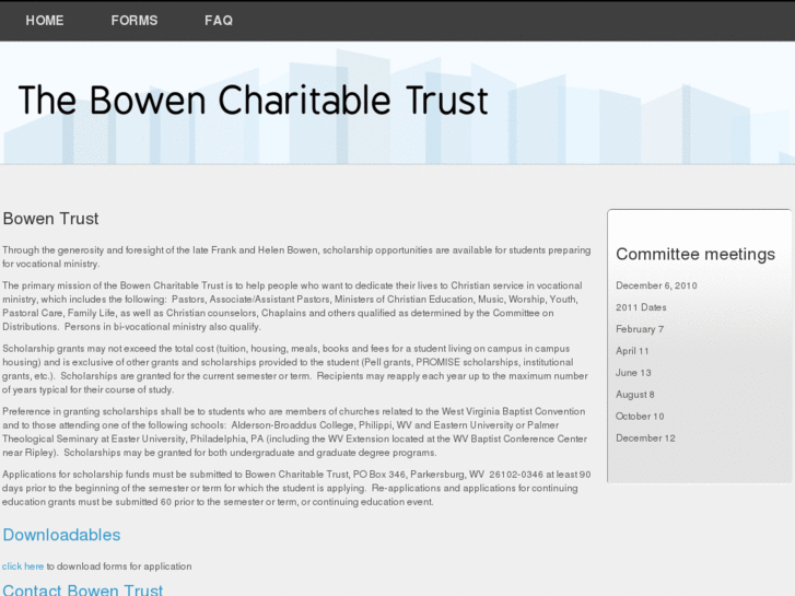 www.bowentrust.org