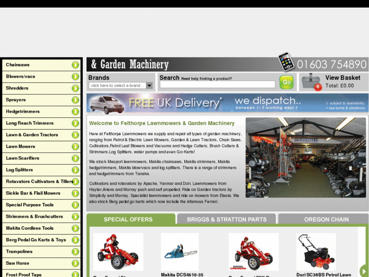 www.felthorpelawnmowers.com