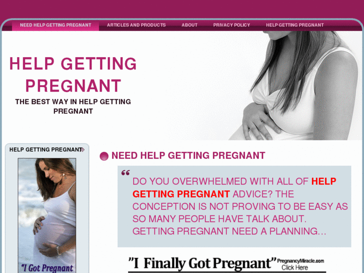 www.help-gettingpregnant.com
