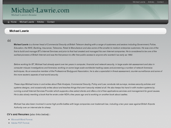 www.michael-lawrie.com