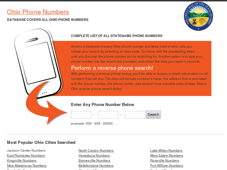 www.ohiophonenumbers.org