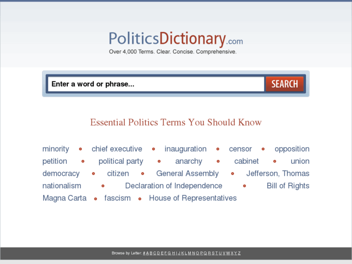 www.politicsdictionary.com