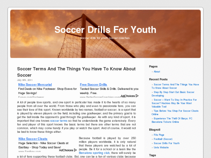 www.soccerdrillsforyouth.com