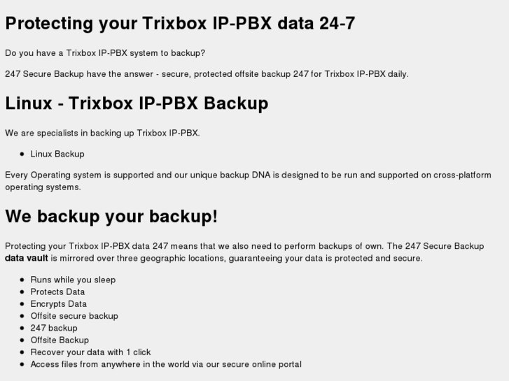 www.trixbox247securebackup.com