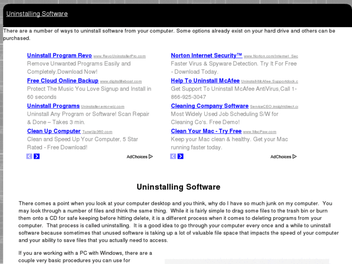 www.uninstallingsoftware.com