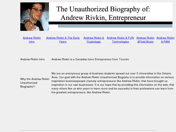 www.andrewrivkinbiography.com