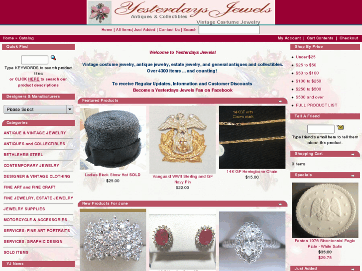 www.yesterdaysjewels.com