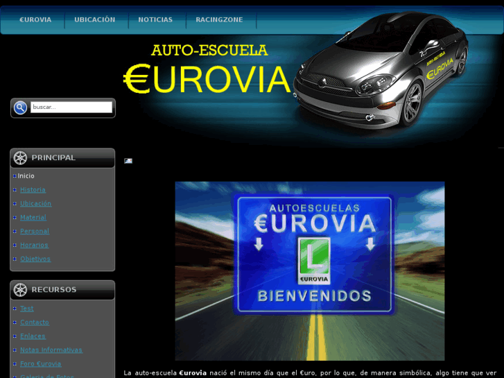 www.autoescuelaeurovia.es