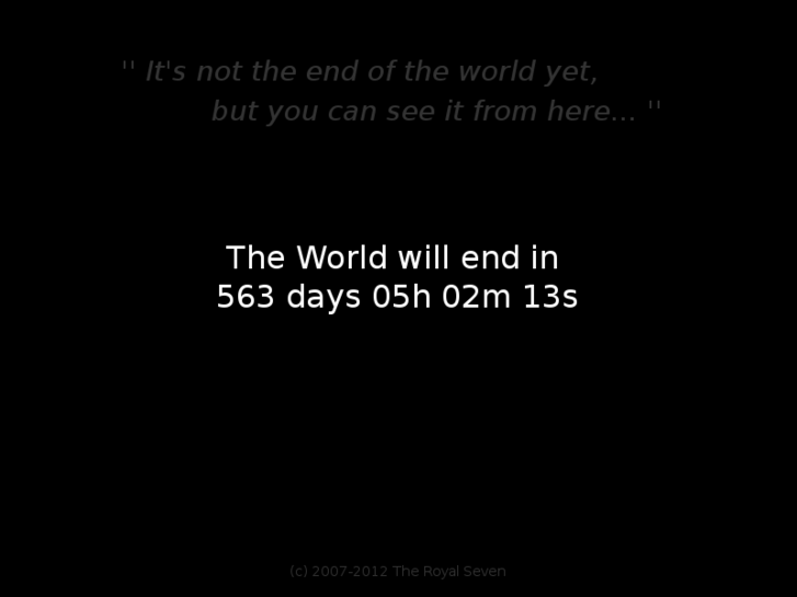 www.countdowntoapocalypse.com