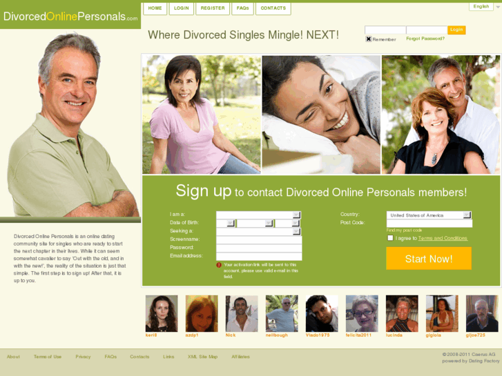 www.divorcedonlinepersonals.com