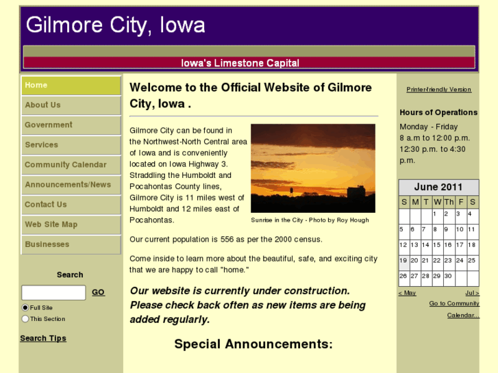 www.gilmorecityiowa.com