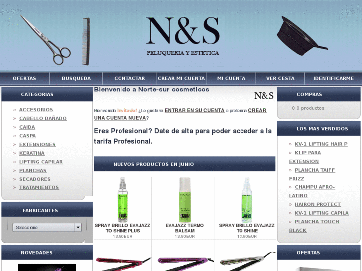 www.nortesurcosmeticos.es