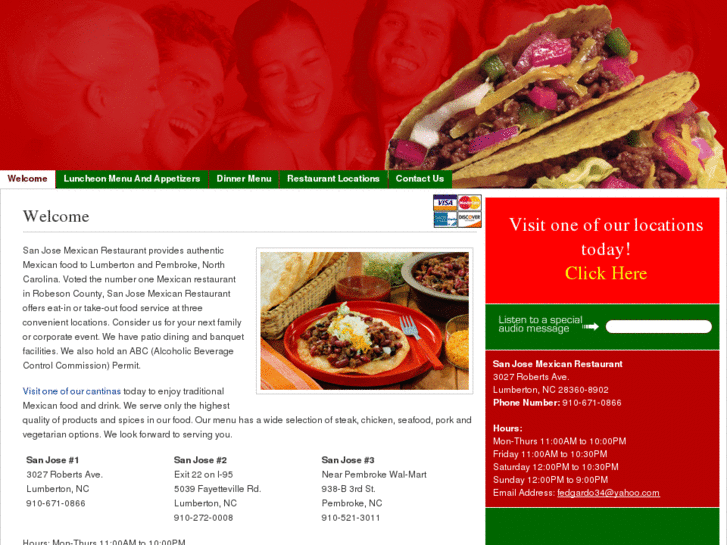 www.sanjosemexicanrestaurante.com