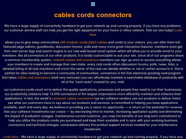 www.cables-cords-connectors.com