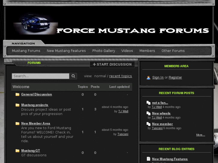 www.forcemustangforums.com