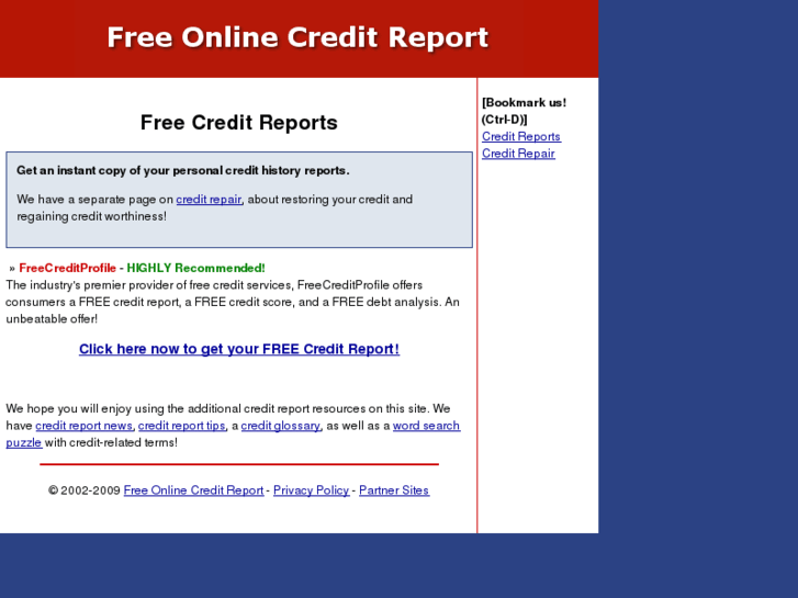 www.free-online-credit-reports.net