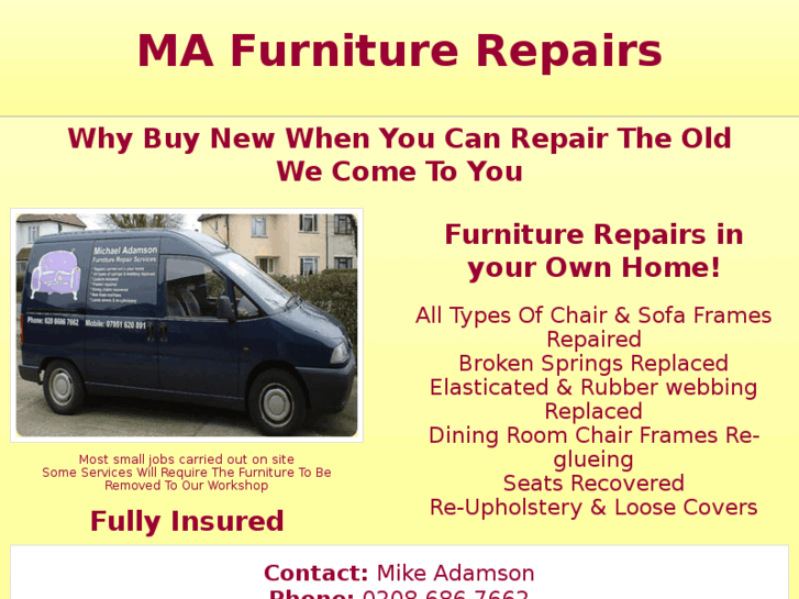 www.mafurniturerepairs.com