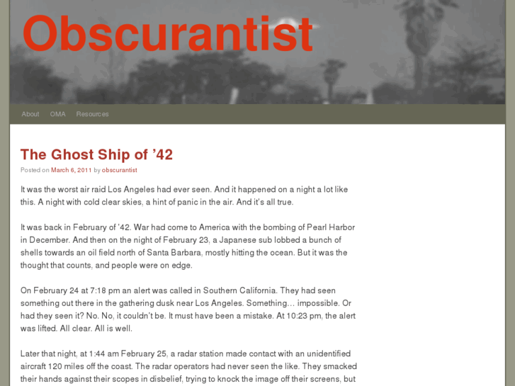 www.obscurantist.com