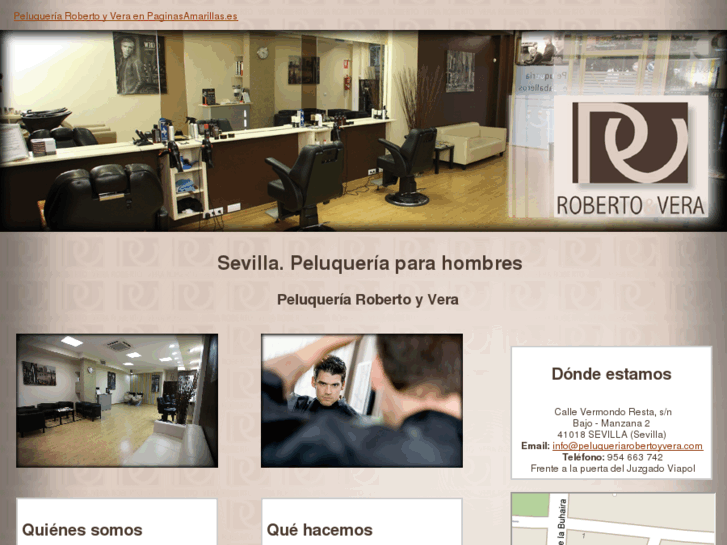 www.peluqueriarobertoyvera.com