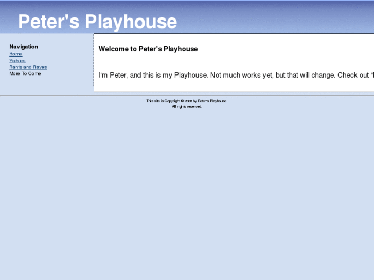 www.petersplayhouse.com