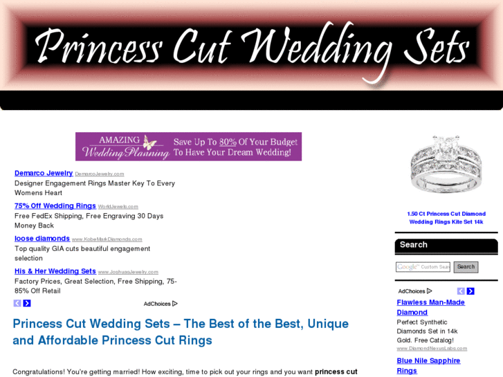 www.princesscutweddingsets.com