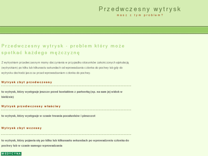 www.przedwczesnywytrysk.com