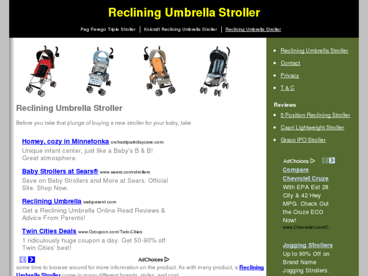 www.recliningumbrellastroller.com