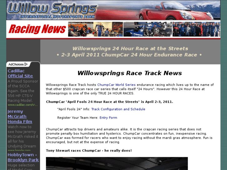 www.willowspringsracetrack.com