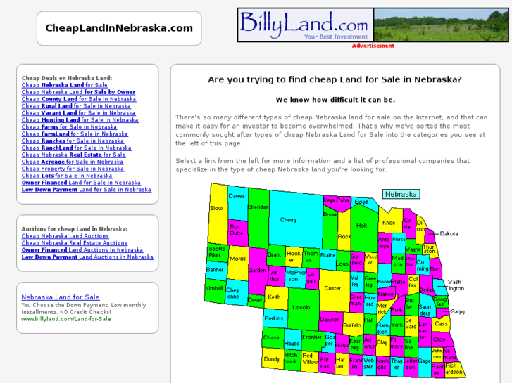www.cheaplandinnebraska.com