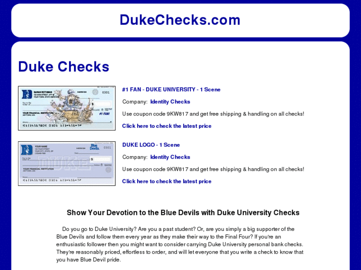 www.dukechecks.com