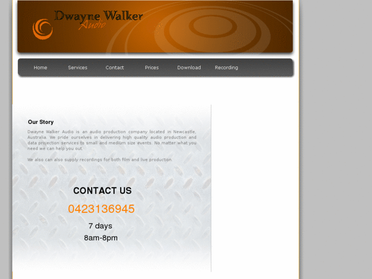 www.dwaynewalkeraudio.com