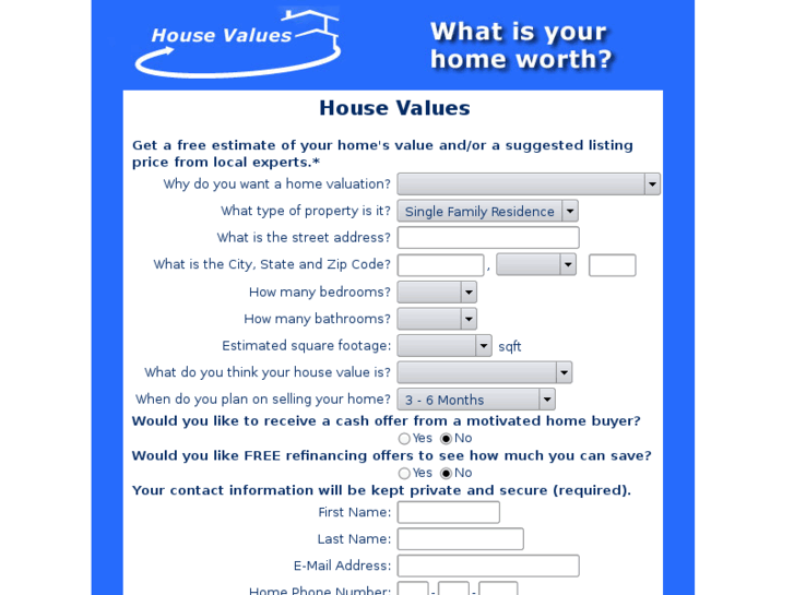 www.free-house-values.net