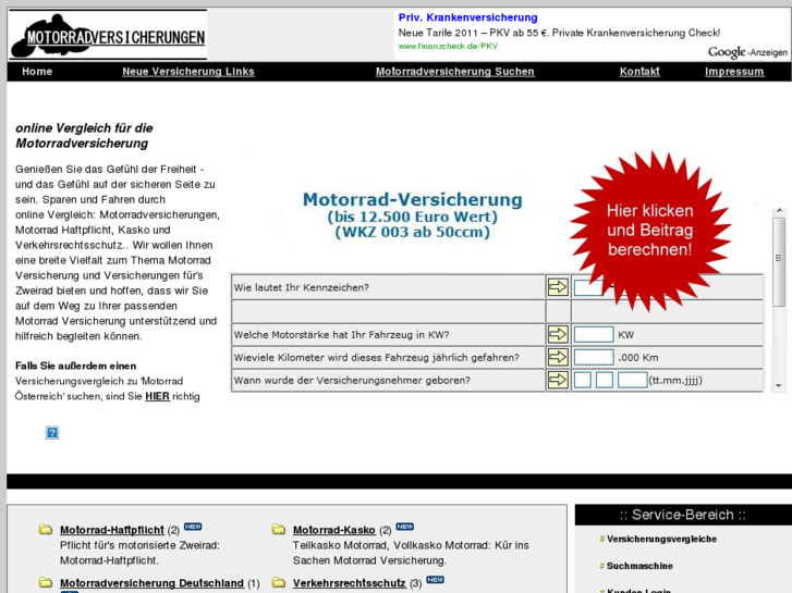 www.motorradversicherungenvergleich.com