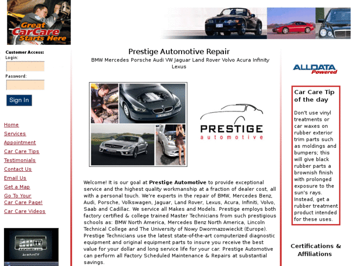 www.prestigeautomotiveonline.com