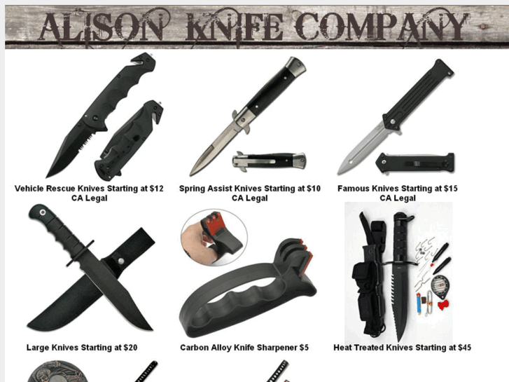 www.alisonknifeco.com