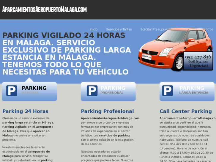 www.aparcamientosaeropuertomalaga.com