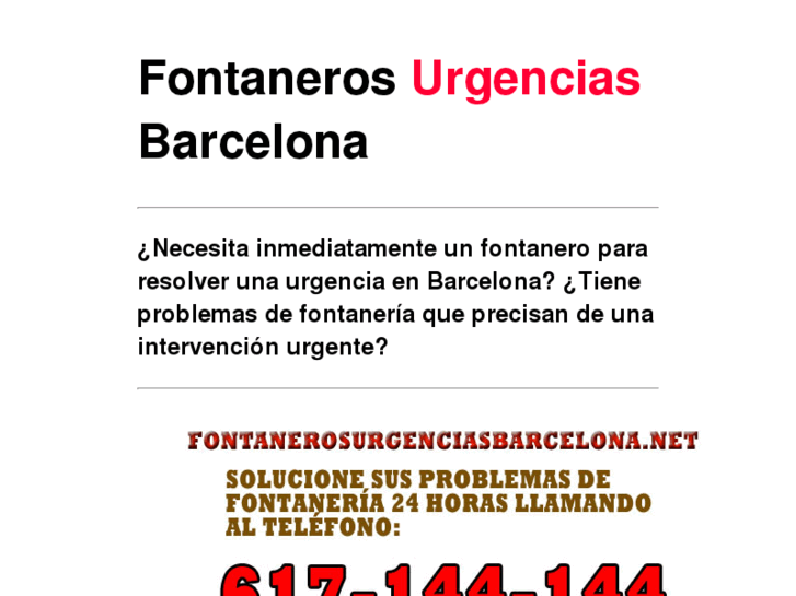 www.fontanerosurgenciasbarcelona.net