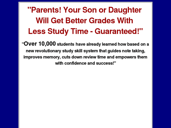 www.greatstudyskilltraining.com