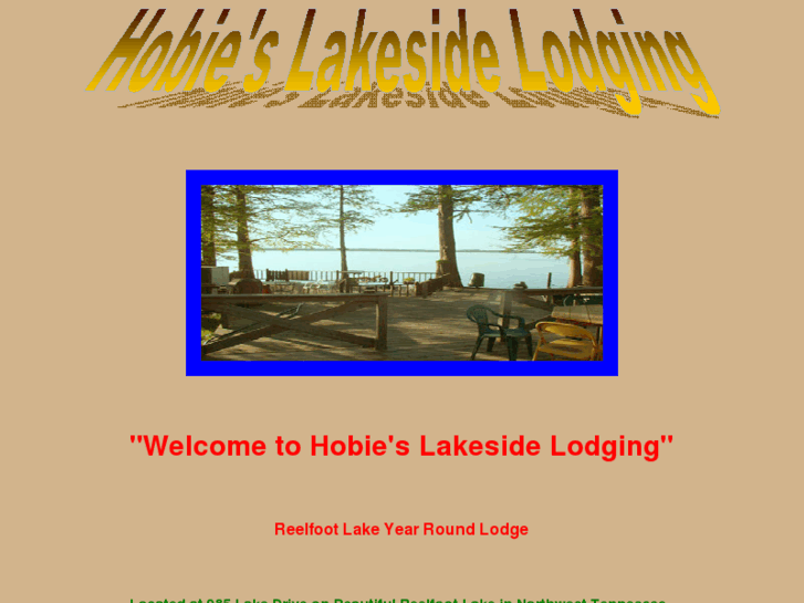 www.hobieslakesidelodging.com