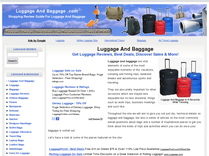 www.luggageandbaggage.com