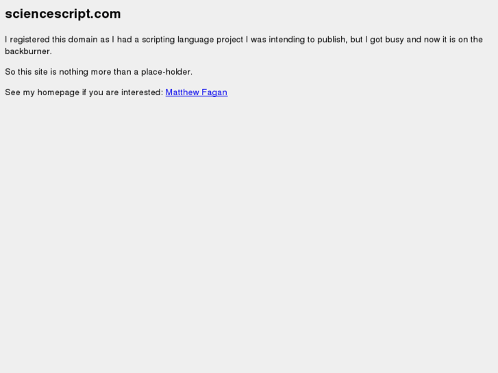 www.sciencescript.com
