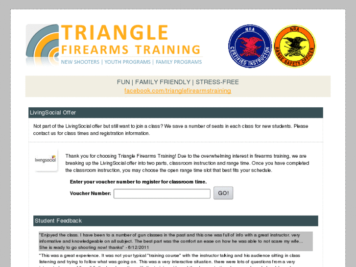 www.trianglefirearmstraining.net