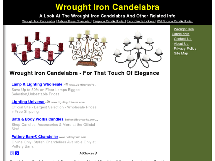 www.wroughtironcandelabra.org