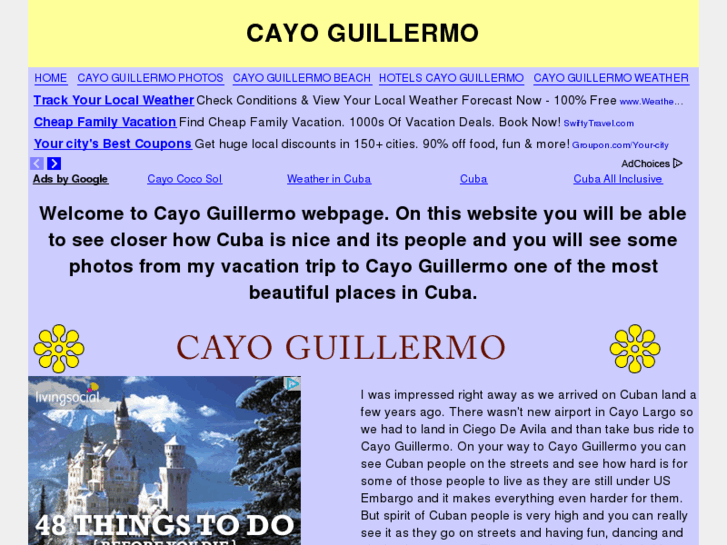 www.cayo-guillermo.net