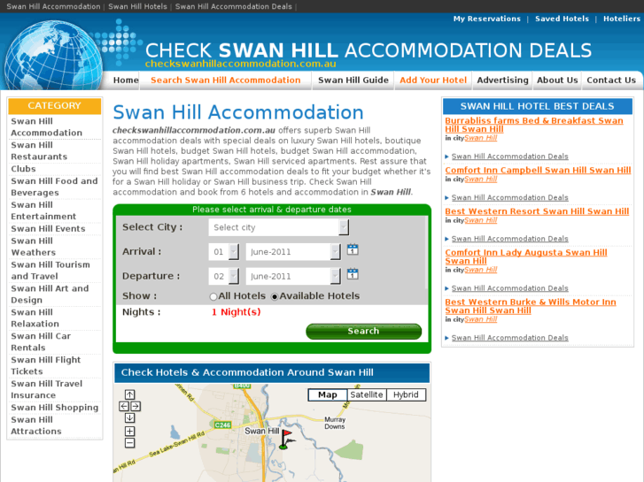 www.checkswanhillaccommodation.com.au