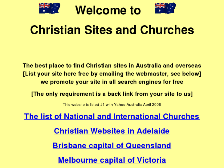 www.christiansites.com.au