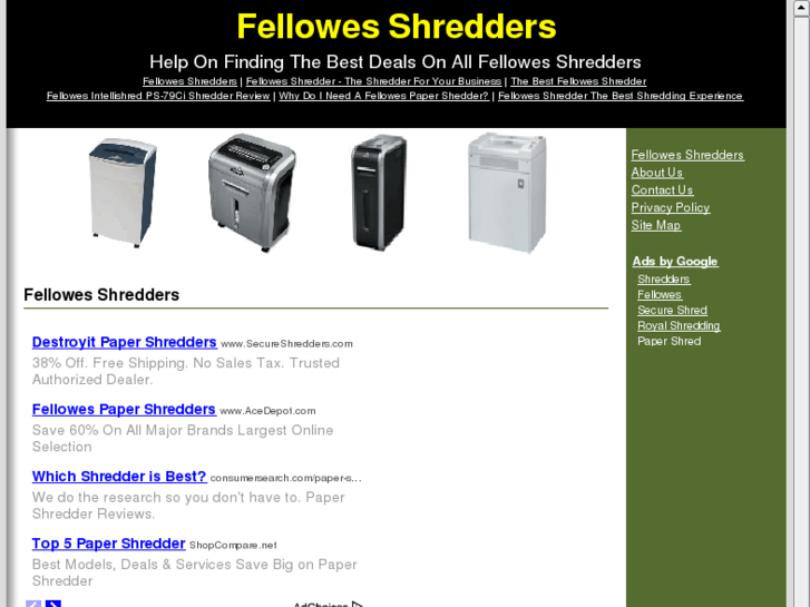 www.fellowesshreddersbuy.com