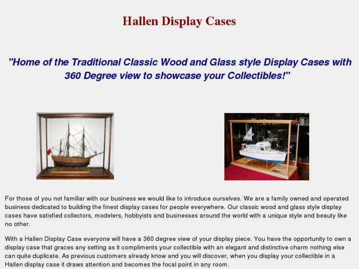 www.hallendisplaycases.com