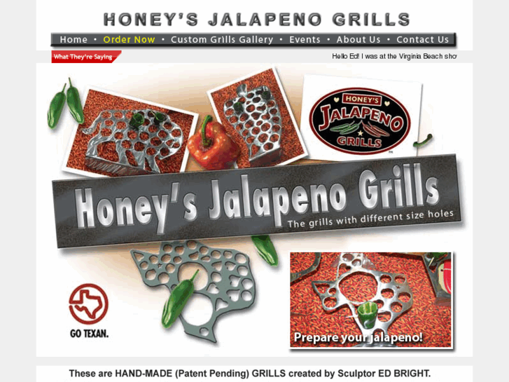 www.honeysjalapenogrills.com